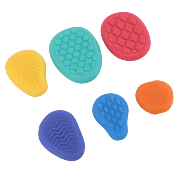 Piedras Sensoriales, 6 Piezas De Piedras Sensoriales Para Niños, Diferentes Patrones Texturizados Para Niños Y Niñas