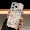 thumbnail image 1 of Funda de teléfono YTanazing para iPhone 16 Pro Clear Cute 3D Stars, 1 of 6