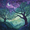 Moonlight Forest, variant on Yayeee 40oz Stainless Steel Tumbler with Straw and Handle Double-Wall Insulated Travel Water Bottle, Purple Moonlight Forest