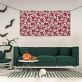 thumbnail image 2 of Picia Red Hawthorn Pattern Party Banner, Festive Decoration, Holiday Banner, Celebration Decor, Event Banner, Reusable Party Banner-Small, 2 of 8