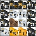 thumbnail image 2 of 22 Najee Harris 8 Kenny Pickett 90 T.J. Watt Football Jersey George Pickens Minkah Fitzpatrick Pat Freiermuth Joey Porter Jr. Patrick Peterson Mitchell Trubisky, 2 of 7
