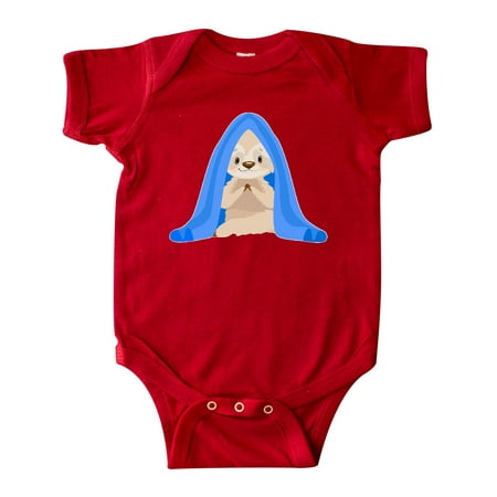 

Inktastic Cute Sloth in a Blue Blanket Gift Baby Boy or Baby Girl Bodysuit