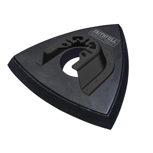 Faithfull Delta Hook & Loop Sanding Pad Triangular 93mm