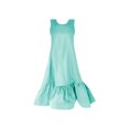 thumbnail image 1 of Prolriy Robes Printemps Été pour Femmes 2025 Été Col Rond Ample Manches Robes Pliantes Taille Ample Robe Mi-Longue Été Robes d'Été pour Femmes Décontractées Robe Mignonne Robes Femmes Bleu1 L, 1 of 4