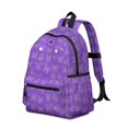 thumbnail image 2 of Butterfly White Silhouette Pattern Cute School Backpack with Padded Back and Adjustable Shoulder Straps 13.4"x11"x4.7", 2 of 5