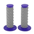 thumbnail image 1 of Empuñaduras de manillar universales de 22 x 24 mm para motocicleta Unique Bargains, antideslizantes, de caucho suave, para motocicleta, scooter, bicicleta, ATV, color azul, 1 par, 1 of 7