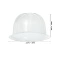 thumbnail image 2 of IBASETOY 10pcs Cap Stands Transparent Plastic Hat Shaper Rack for Baseball Caps with Multifunctional Design, 2 of 8
