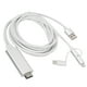 thumbnail image 2 of Cable adaptador 3 en 1 Micro USB tipo C a HDMI, cable de duplicación HDMI, convertidor adaptador, 2 of 14