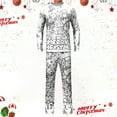 thumbnail image 2 of Aihuaihua Family Christmas Colorable Pajama Matching Sets DIY Hand Painted Sleepwear Xmas Cute Funny Colouring Pjs 2 Piece Sets Holiday Party Outfits, 2 of 7