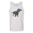 thumbnail image 2 of Wild Bobby, Colorful Dachshund Is My Spirit Animal Lover Mens Graphic Tank Top, White, Large, 2 of 3