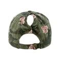 thumbnail image 4 of Infinity Her HATTIE Women's Garment-Washed Fashion Print Cap-FLORAL CAMO, 4 of 4