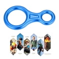 thumbnail image 3 of 35KN Heavy Duty Aluminum Alloy 8 Descender Rappel Climb Aluminum 8 Descender Rigging Plate Heavy Duty for Climbing, Rigging, Rescue, 3 of 7