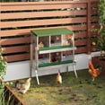 thumbnail image 1 of Chicken Nesting Box with Roll Out Egg Tray, Galvanized Steel Rustproof Laying Boxes for Hens, Chickens & Ducks, Ventilated & Easy-Clean Design, 1 of 8