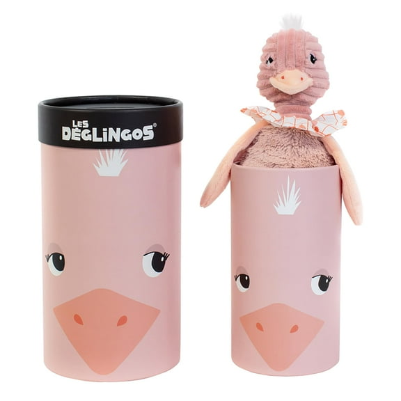 Les Deglingos Simply Small Plush | Pomelos the Ostrich