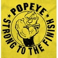 thumbnail image 2 of Popeye Strong To The Finish Flexing Crewneck T Shirts Boy Girl Teen Brisco Brands L, 2 of 5