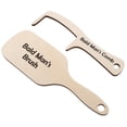 thumbnail image 4 of Miangastore Bald Man Comb 2PCS for Men Hair Loss Creative Design Wooden Funny Grooming Tool with Toothless Feature, 4 of 8