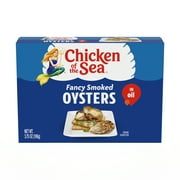 Chicken of the Sea Fancy Smoked Oysters in Oil 3.75 oz