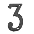 thumbnail image 2 of DQrwqpou 5 Piezas Metal Número Digital Hierro Fundido Casa Signo Placa Puerta DIY Pared (3), 2 of 9