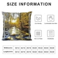 thumbnail image 5 of Orinice Sunlight Through Trees Graphic Decorative Cushion Throw Pillow Cover for Home Couch Living Room Bed Sofa, Summer High-Quality 1PC Pillow Case 18x18in, 5 of 5