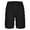 Black, variant on Men's Casual Shorts Colorful Striped Sports Beach Pant for Outdoor Summer Activities