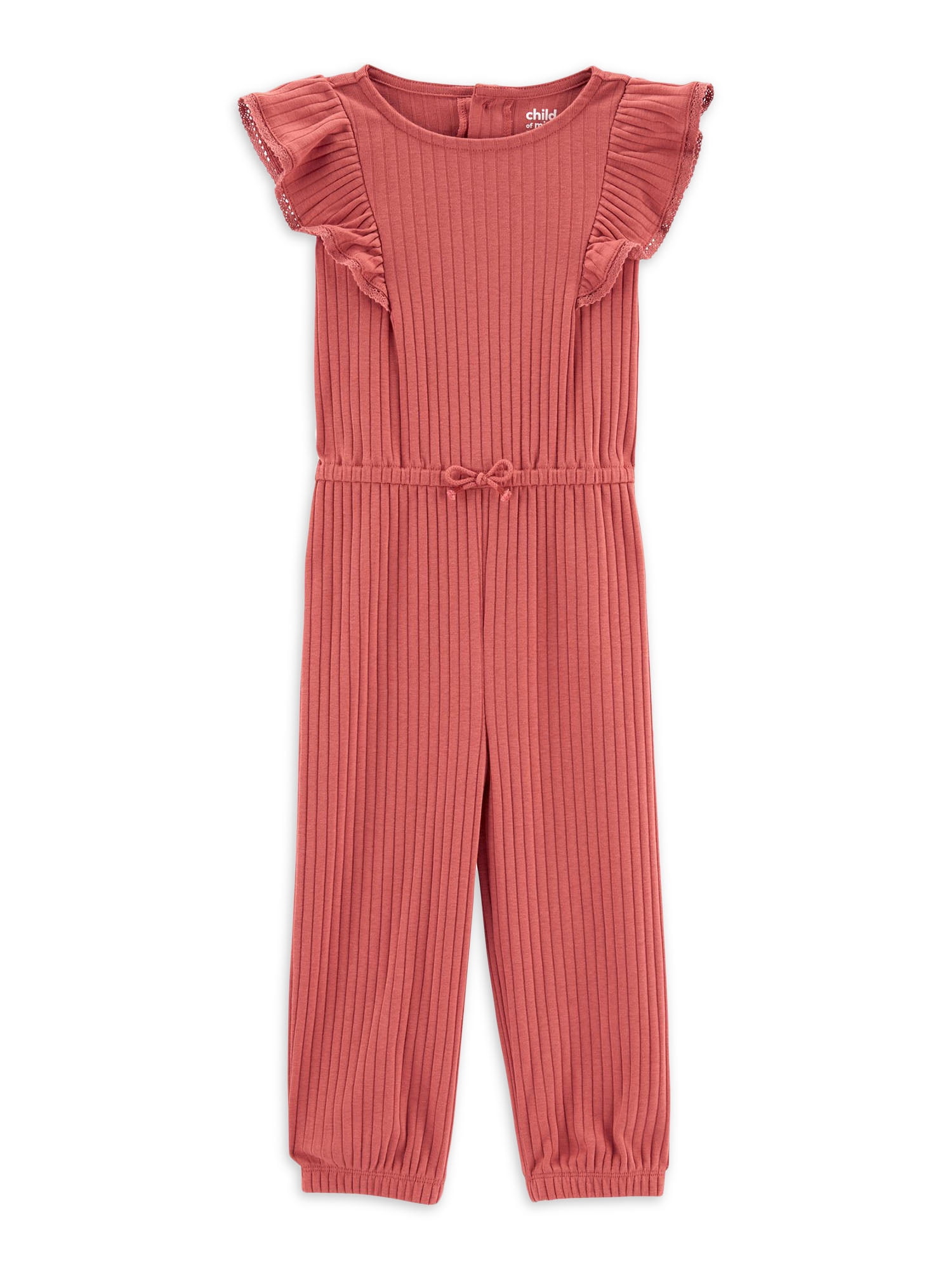 Carter's Child of Mine Baby and Toddler Girl Pink Long Leg Romper, One piece, 12 Months-5T