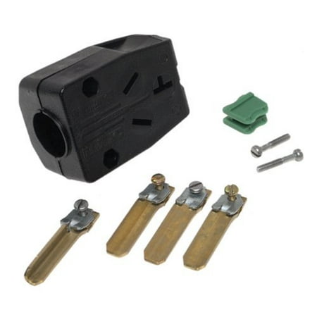 Leviton 287-T Angle Plug NEMA 10-30P 10-50P, Non-Grounding, 30A-125/250V, 50A-125/250V