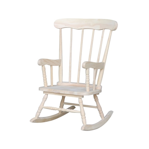 Handmade Home Rocker, Parawood Construction, 20.47"W x 21.85"D x 29.5"H, 15.4 lb, Solid Hardwood & Veneers, Easy Assembly, Comfortable Rocking Chair.