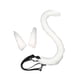 thumbnail image 3 of Diadema con orejas de gato, decoración para cosplay, regalo de gato con cola larga para cumpleaños y espectáculos. Blanco, 3 of 9