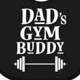 thumbnail image 4 of Inktastic Daddy Gym Buddy Workout Fitness Boys or Girls Baby Bib, 4 of 4