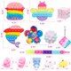 thumbnail image 1 of Paquete de juguetes Pop Fidget BicMan Pop Purse Fidget Toys Bag Packs Regalos para niñas, 1 of 2