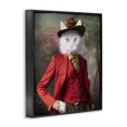 thumbnail image 3 of Stupell Industries Traditional Colonial Classic Cat Portrait Black Framed Giclee Art, 24 x 30, by Karen Burke, 3 of 8