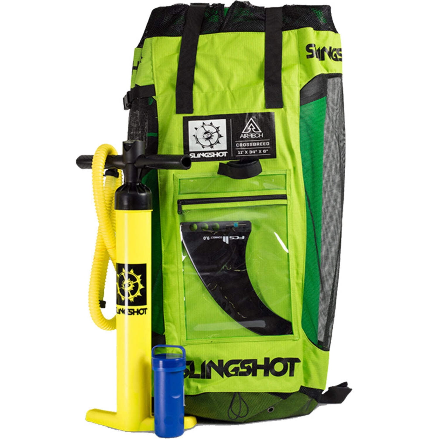 Slingshot Crossbreed Airtech 11' (Blue) Inflatable Stand-Up Paddle Board 2022