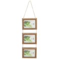 thumbnail image 3 of Wood Picture Frame Plaque Wall Mounted Photo Frame Home Decoration Indoor Use Rectangle Shape Simple Style 1Set, 3 of 4