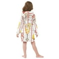 thumbnail image 7 of FORMRS Niños Bathrobe Unisex Hooded Robe Soft Plush Pajamas Sleepwear, Size 10-12T, Beach Crab, 7 of 7