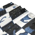 thumbnail image 3 of Yayeee Shower Curtain with Hooks 72"x72" Waterproof Fabric Bathroom Hanging Decor, Blue Cat Stars, 3 of 5
