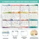 thumbnail image 3 of Calendario borrable laminado de doble cara | Planificador anual reutilizable con superficie de borrado en seco | Diseño grande con fecha abierta para la familia, la oficina y la escuela, 3 of 5