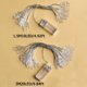 thumbnail image 4 of 1pc 59.06inch 10 Lights, 118.11inch 20 Lights Blue Ghost Hand Halloween Decoration Light String, Battery Powered, 4 of 5