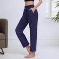 thumbnail image 4 of Women's Straight Leg Casual Pants Comfortable Daily Wear Trousers for Spring Summer Fall Seasons Outfit Versatile Style, 4 of 6