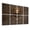 Color 4, variant on Rustic 8 Pack Art Acoustic Panels Sound Absorbing Steel Safe Door Polished Chrome Handles Locking Mechanism Decorative Soundproof Wall Panels Self Adhesive for Nursery Game Room Bedroom 48"x32"