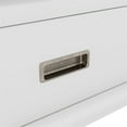 thumbnail image 3 of Simpli Home Draper Solid Hardood 64 " x 35 " Mid-Century Modern Bookcase and Storage Unit in White, 3 of 6