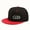 Black roof and red eaves, variant on 1cap American flat brimmed baseball cap, summer Men's new style, big head circumference increased, deepened brim to show face, small trend, versatile hiphop street dance hat, spring and autumn gift