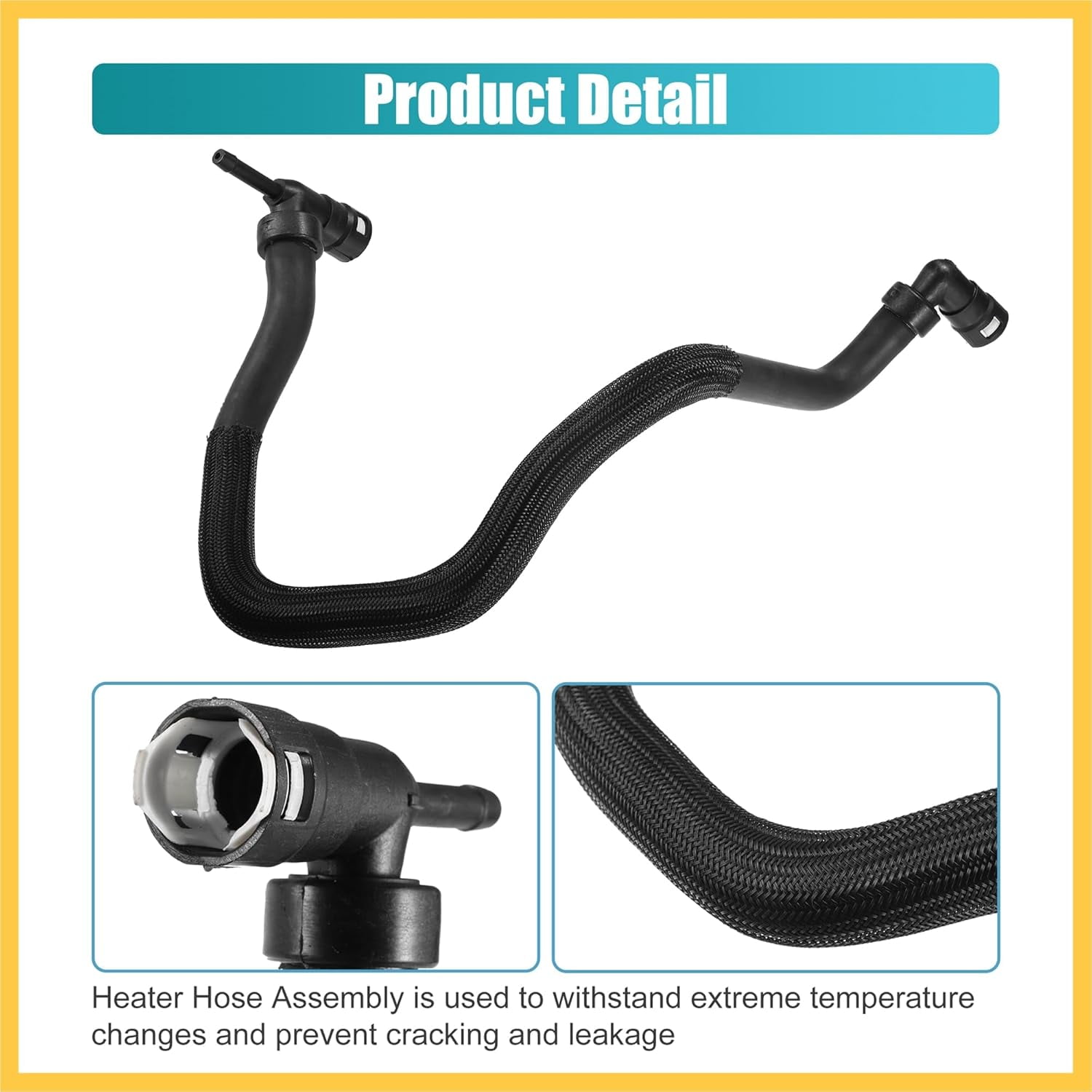 HVAC Heater Hose Assembly for Ford F-250 F-350 F-450 F-550 Super Duty 2011-2014 6.7L Heater Water Hose Heater Return Hose Heater Core Outlet Hose BC3Z18472E Auto Replacement Parts