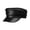L(55-56 cm), variant on Leather Caps For Men Black Casual Flat Caps Army Women Genuine Leather Vintage Autumn Winter Hats ,Unisex