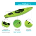 thumbnail image 4 of Lifetime 90766 Revel 10 Sit-Inside Kayak  Lime Green, 4 of 10