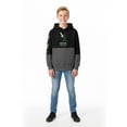 thumbnail image 3 of Minecraft Boy’s Colorblock Fleece Graphic Hoodie, Sizes 4-18, 3 of 6