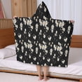 thumbnail image 5 of Daisy Flower Pattern Hooded Bath Towel，50"x30" for Ages 3 To 12 Kids, Quick Dry Lightweight Soft Microfiber Hood Beach Towel Cover Up for Kids, 5 of 7