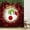 2, variant on Christmas Shower Curtain, Green Merry Xmas Bath Bathroom Curtains, Winter Red Santa Hat Merry Whatever Holiday Decors, 72x72 Fabric Waterproof Home Shower Curtain Set with 12 Hooks