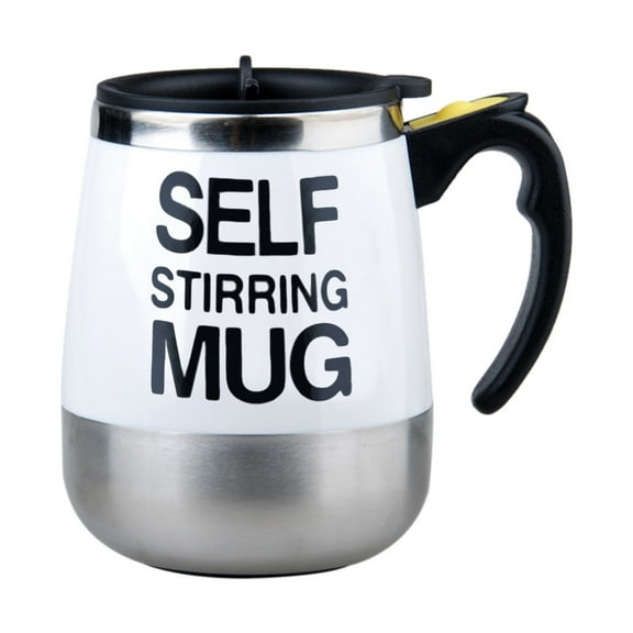Utoimkio Lazy Electric Stainless Steel Self Mixing Cup Magnetic Stirring Coffee Mug