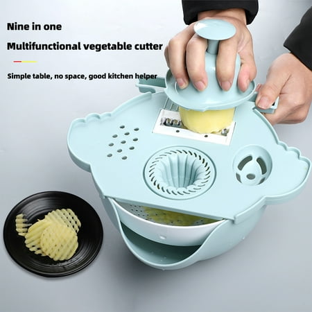 

Fjofpr Hot Vegetable S licer Cutter Adjustable S licer Cheese Vegetable Julienne S licer kitchen organization