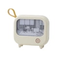thumbnail image 1 of Yuarrent ABS Decoración de TV de alto valor Lámpara de pequeña Luz de noche LED Iluminación Pintura Luz de noche TV ﻿ Decoración del hogar color crema, 1 of 3